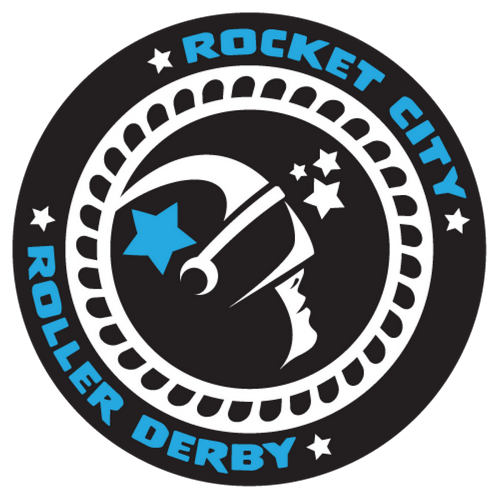 Rocket City Roller Derby logo